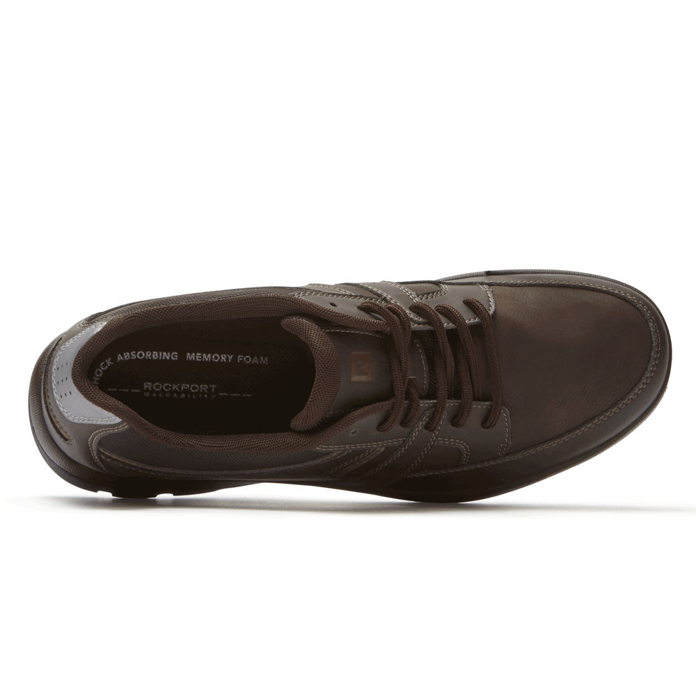 Rockport Mens Sneakers Brown - Get Your Kicks Blucher - UK 571-PXGDOQ